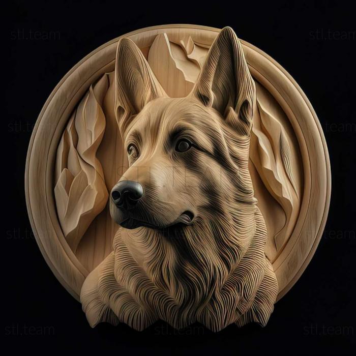 3D model Tuvan Shepherd dog (STL)